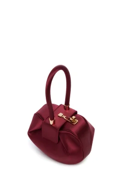 Demi Bag in Ruby Satin