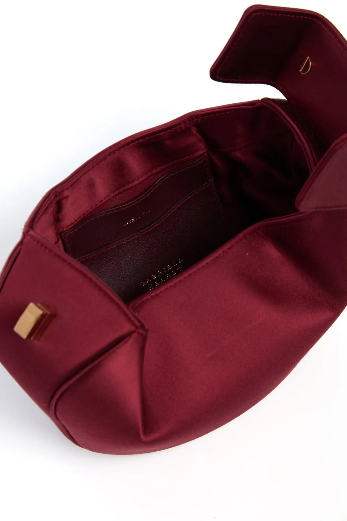 Demi Bag in Ruby Satin