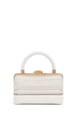 Diana Bag in Ivory Nappa Leather