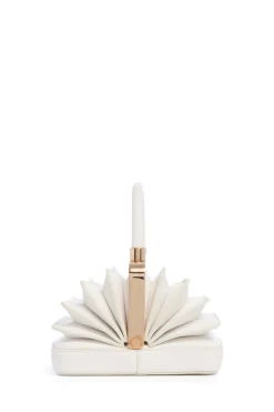 Diana Bag in Ivory Nappa Leather