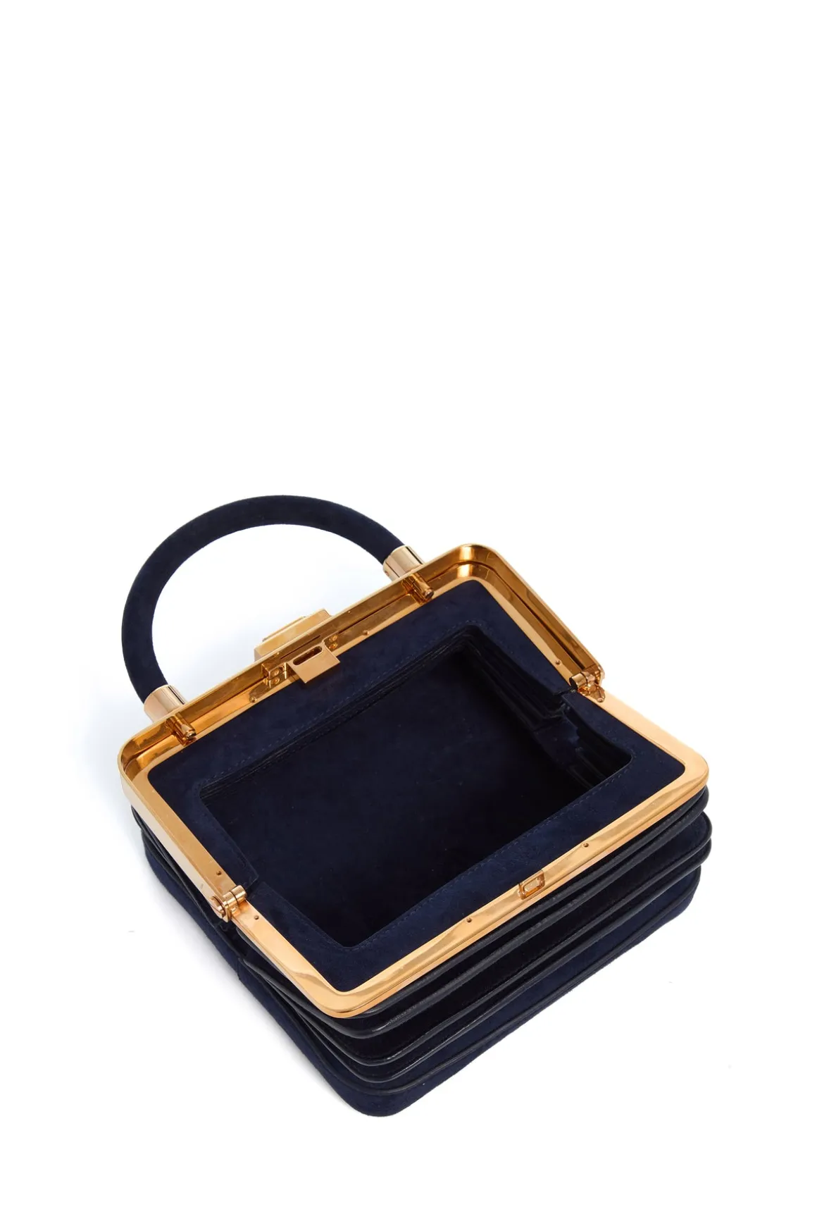Diana Bag in Navy Suede