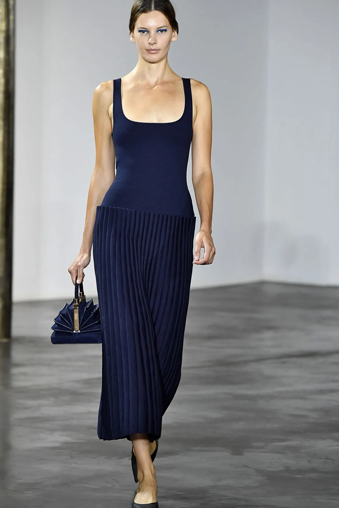 Diana Bag in Navy Suede