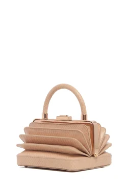 Diana Bag in Nude Snakeskin