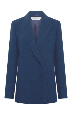 Elliot Blazer in Electric Navy Speckled Cashmere