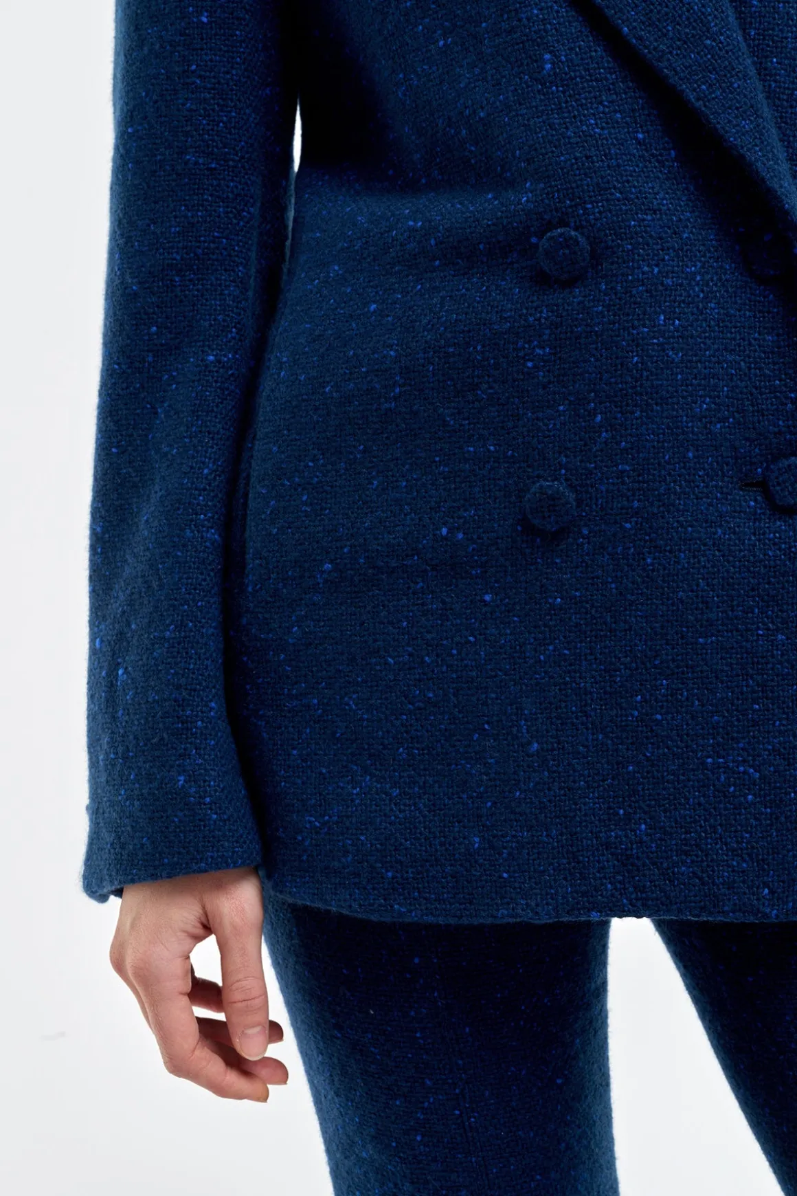 Elliot Blazer in Electric Navy Speckled Cashmere