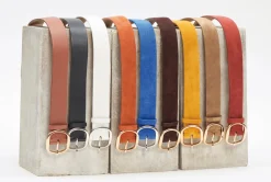 Elster Belt in Burnt Sienna Suede