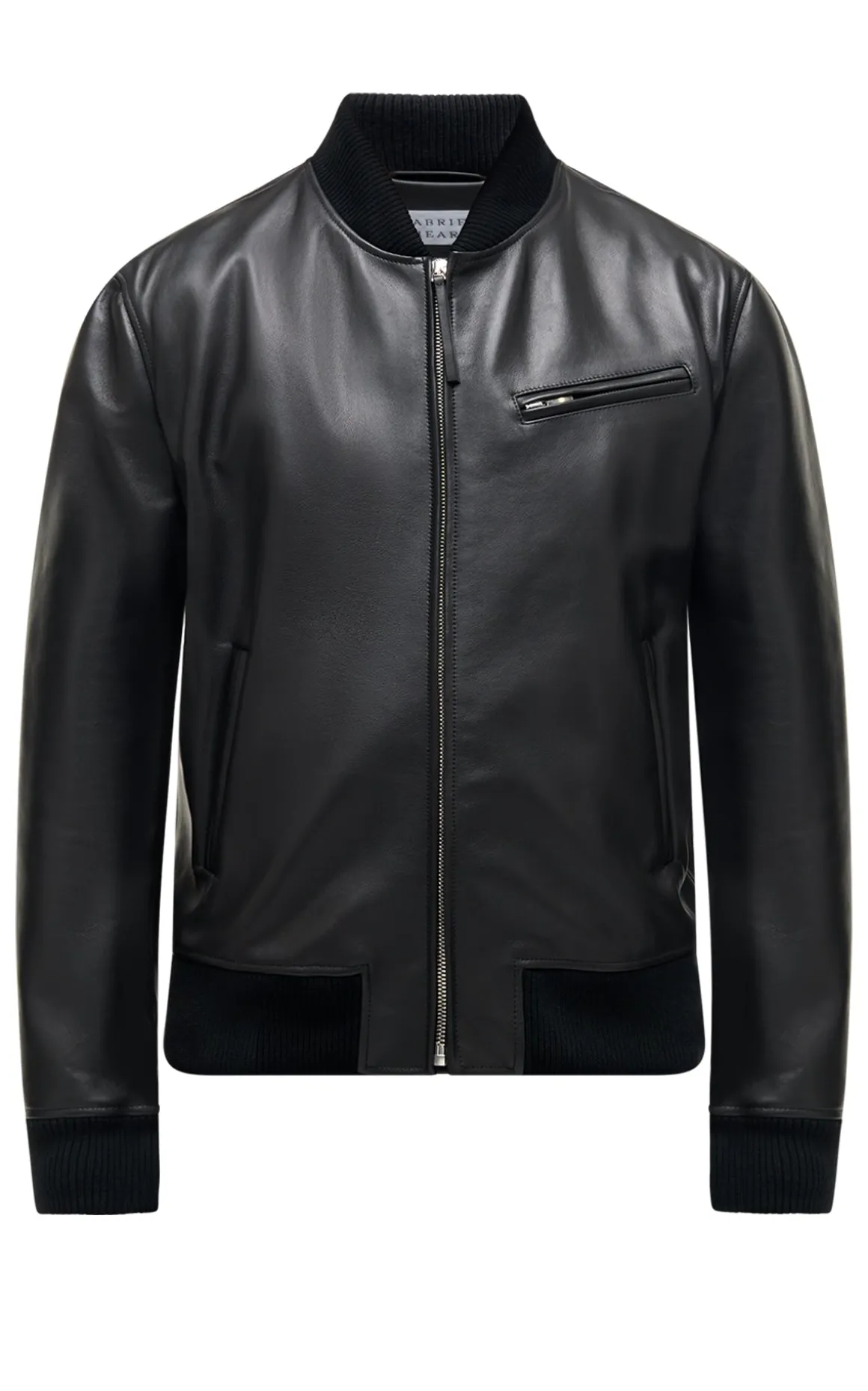 Gregory Bomber in Black Leather