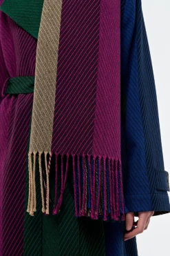 Halo Plaid Blanket in Multi Cashmere