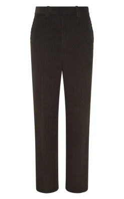 Harold Trouser in Chocolate Fine Cashmere Corduroy