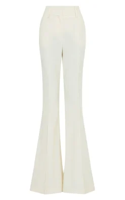 Ianthe Flare Pant in Ivory Sea Island Cotton Corduroy