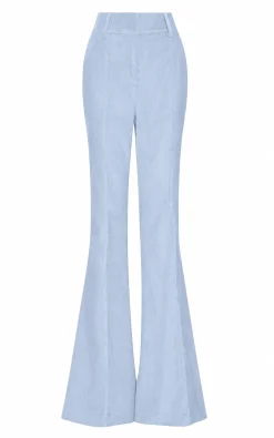 Ianthe Flare Pant in Light Blue Sea Island Cotton Corduroy