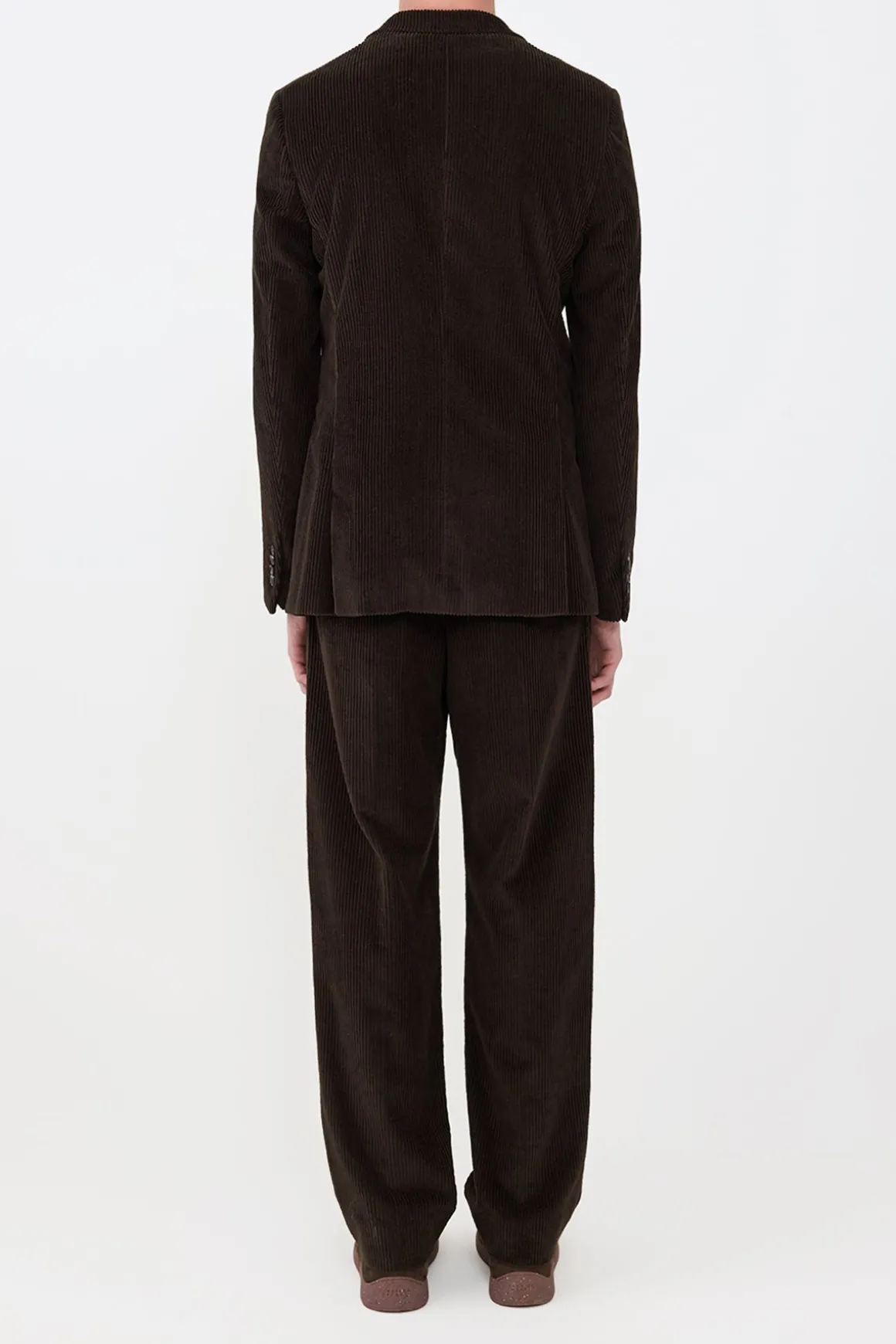 Irving Jacket in Chocolate Fine Cashmere Corduroy