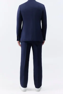 Irving Jacket in Dark Navy Virgin Wool Twill