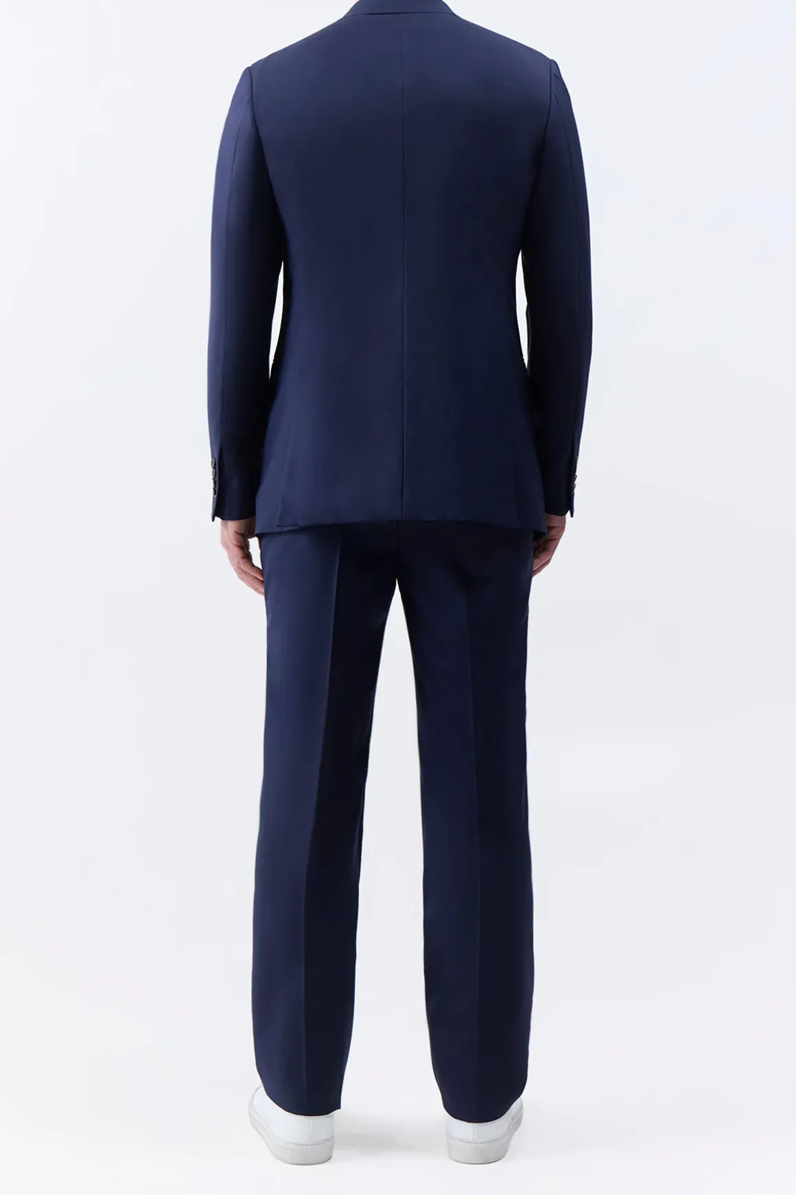 Irving Jacket in Dark Navy Virgin Wool Twill