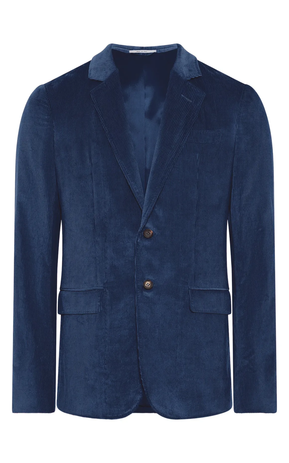 Irving Jacket in Electric Navy Sea Island Cotton Corduroy