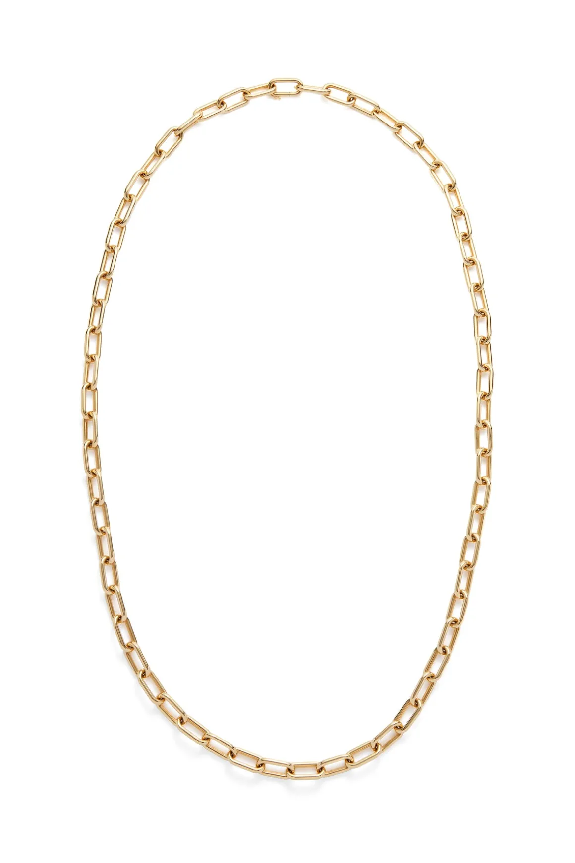 Large Link Necklace in 18K Yellow Gold (Small Links)
