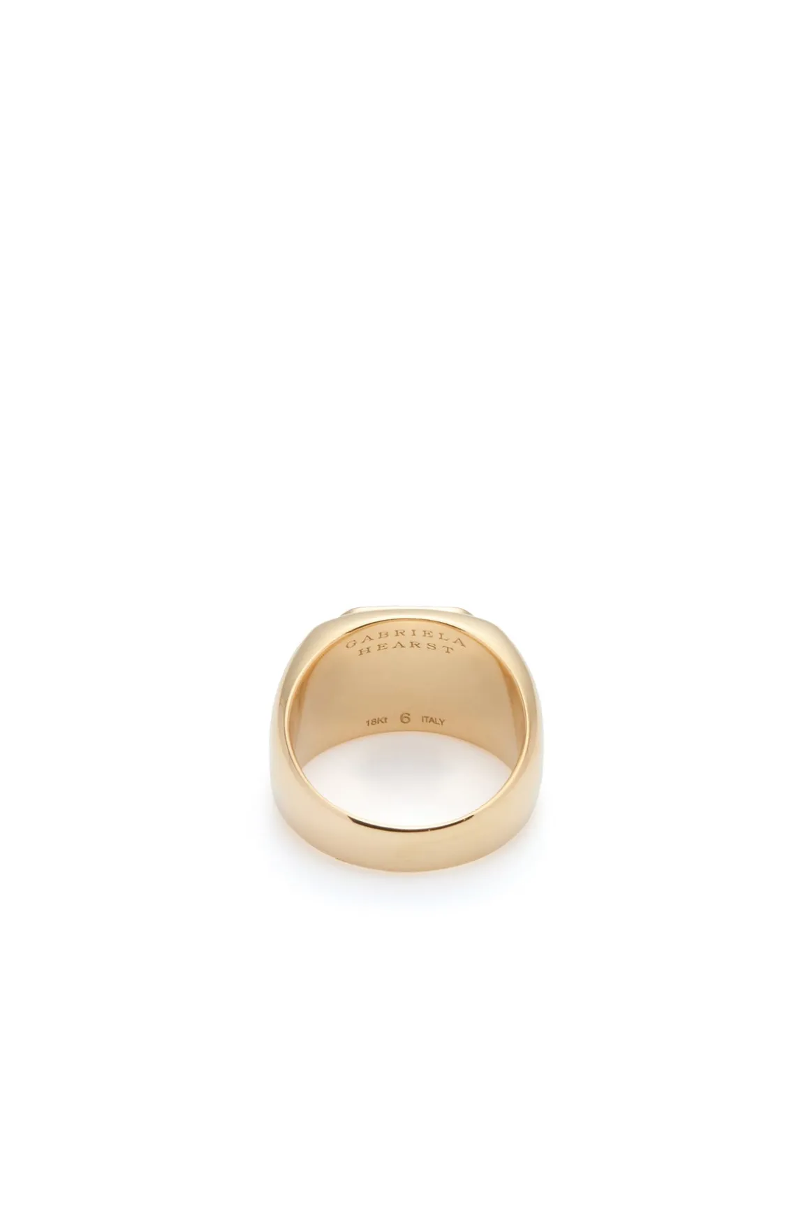 Large Ring in 18K Yellow Gold & Tiger's Eye Stone