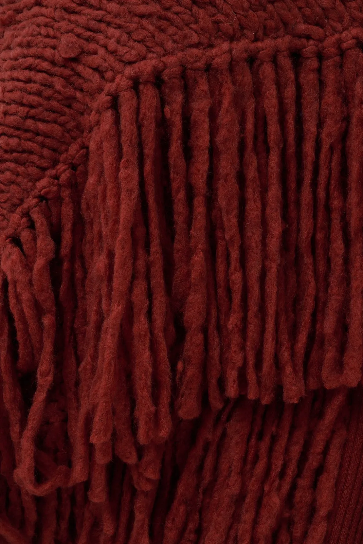 Lauren Knit Wrap in Burnt Sienna Welfat Cashmere