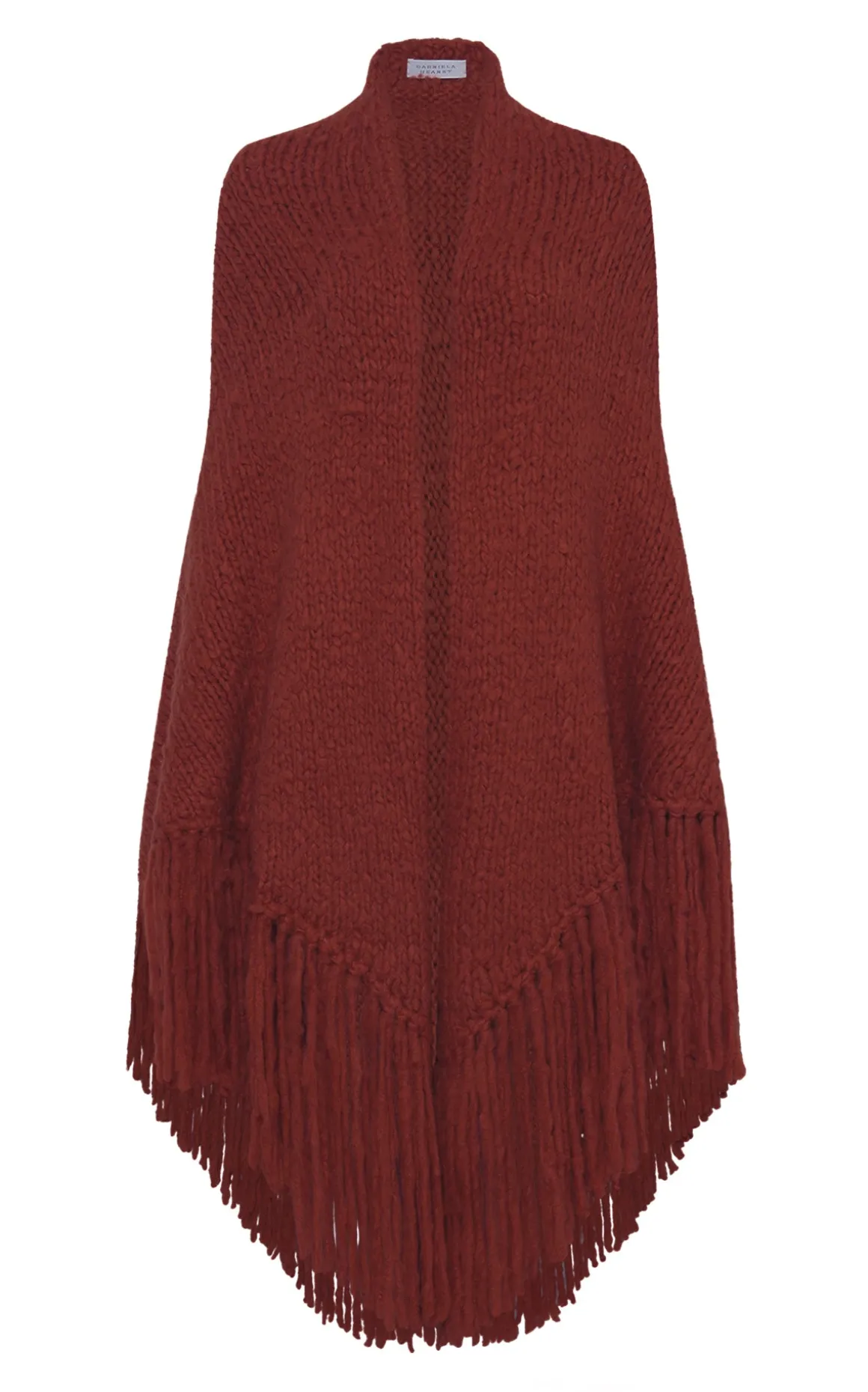 Lauren Knit Wrap in Burnt Sienna Welfat Cashmere