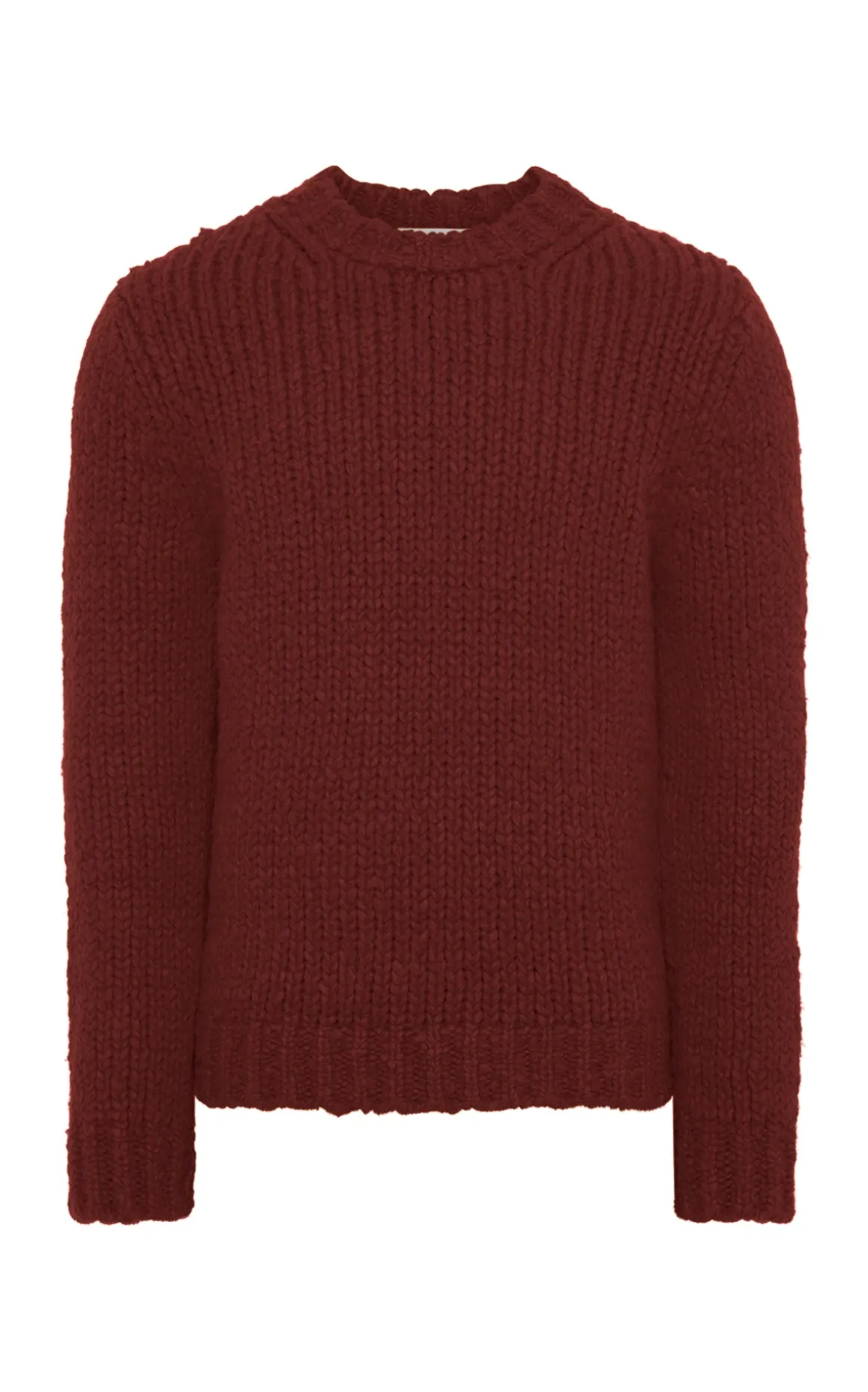 Lawrence Knit Sweater in Burnt Sienna Welfat Cashmere M