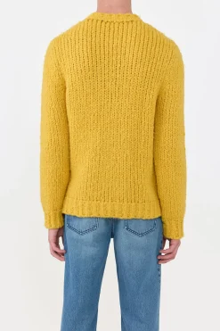 Lawrence Knit Sweater in Golden Birch Welfat Cashmere M