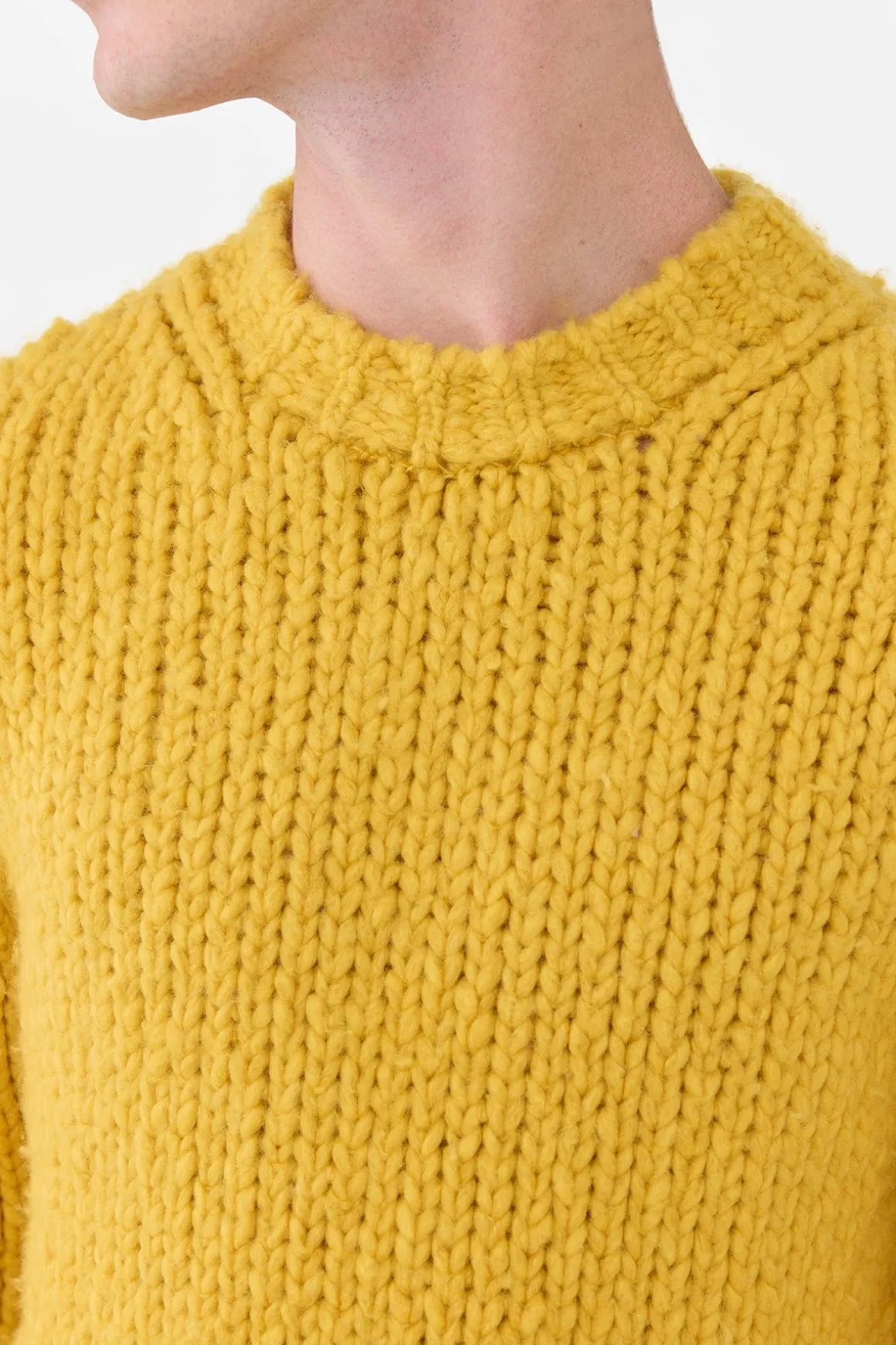Lawrence Knit Sweater in Golden Birch Welfat Cashmere M