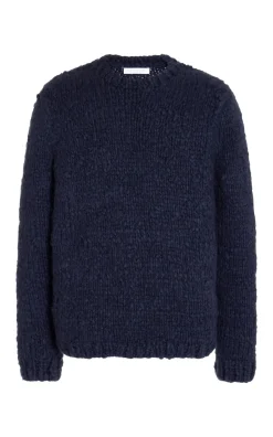 Lawrence Knit Sweater in Navy Welfat Cashmere M