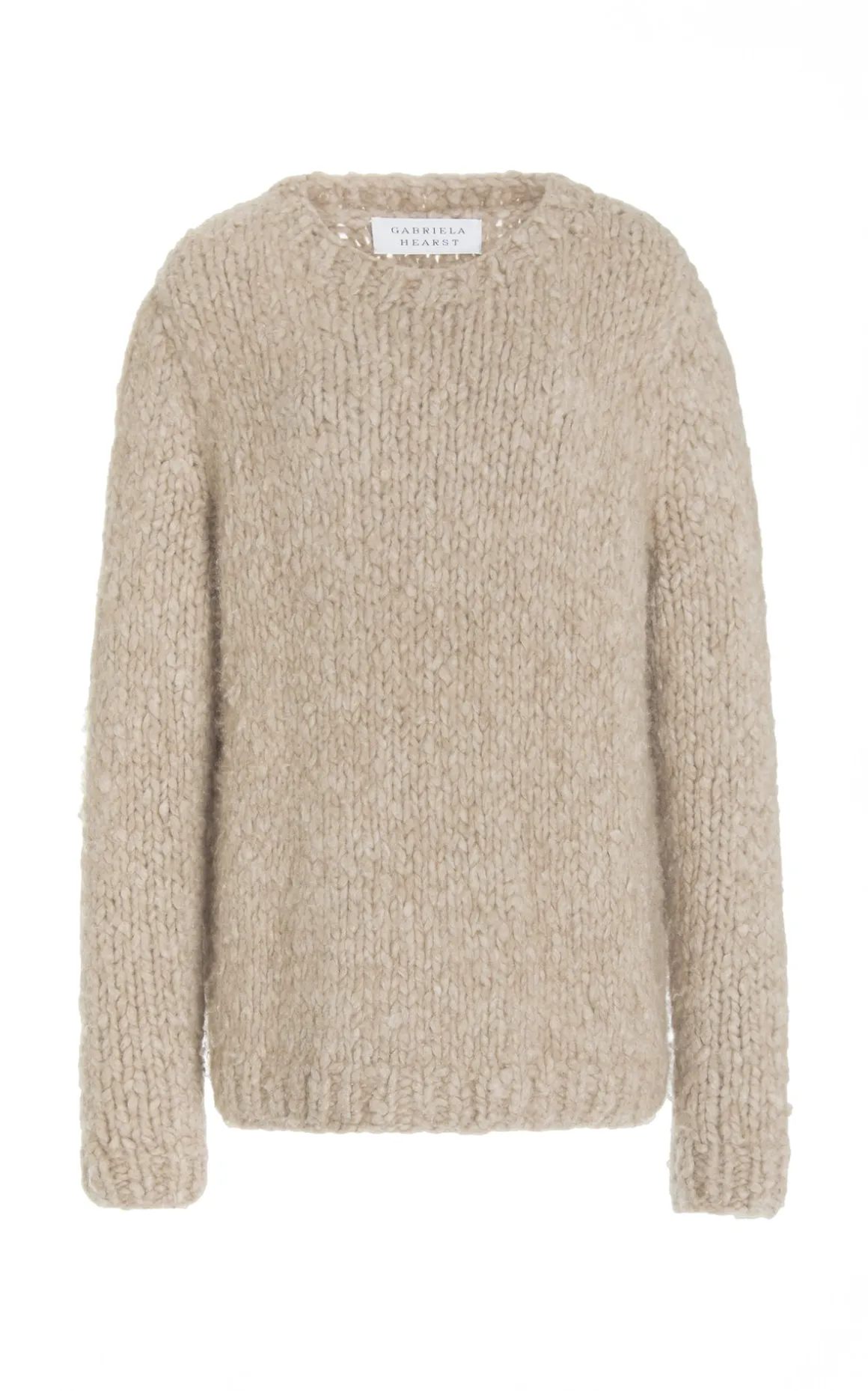 Lawrence Knit Sweater in Oatmeal Welfat Cashmere