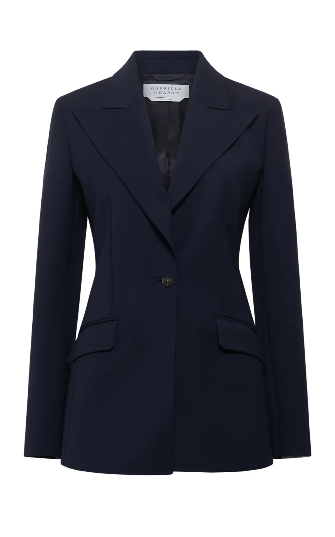 Leiva Blazer in Dark Navy Sportswear Wool
