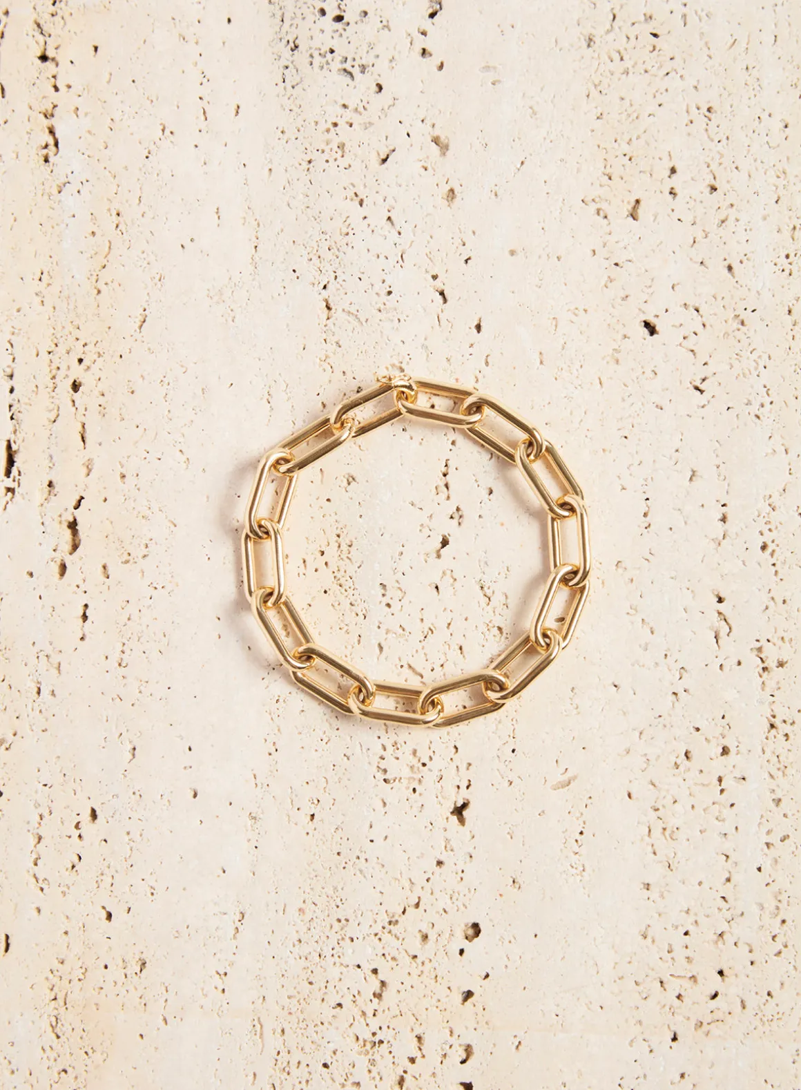 Link Bracelet in 18K Yellow Gold (Small Links)
