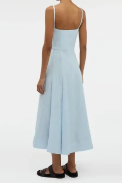Magritte Dress in Light Blue Aloe Linen