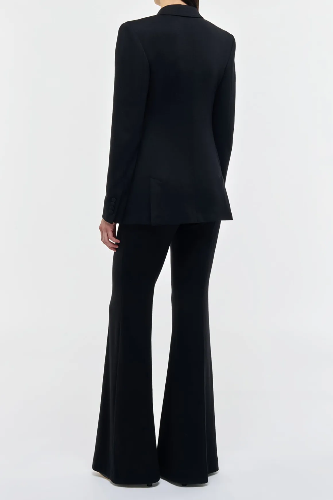 Mairi Blazer In Black Cashmere Jersey