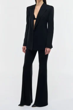 Mairi Blazer In Black Cashmere Jersey