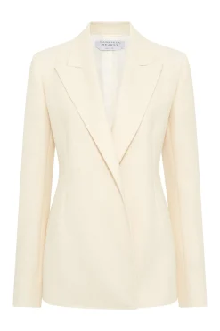 Mairi Blazer in Ivory Alpaca Wool