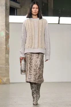 Manuela Midi Skirt in Greyscale Inversa™ Snakeskin