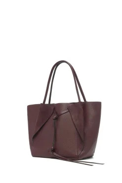 Marija Tote Bag in Bordeaux Textured Leather