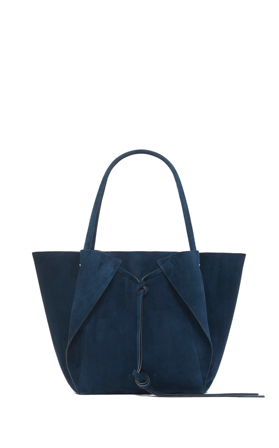 Marija Tote Bag in Navy Suede