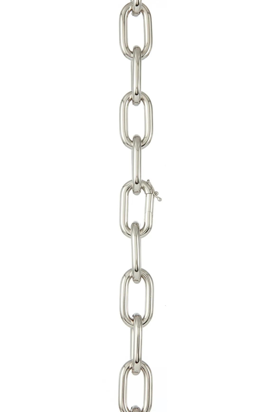 Medium Link Necklace in 18K White Gold (Classic Links)