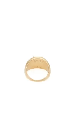 Medium Ring in 18K Yellow Gold & Lapis Stone