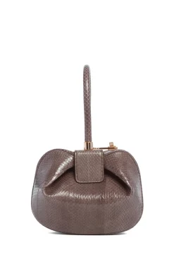 Nina Bag in Charcoal Snakeskin