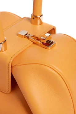 Nina Bag in Fluorescent Orange Nappa Leather