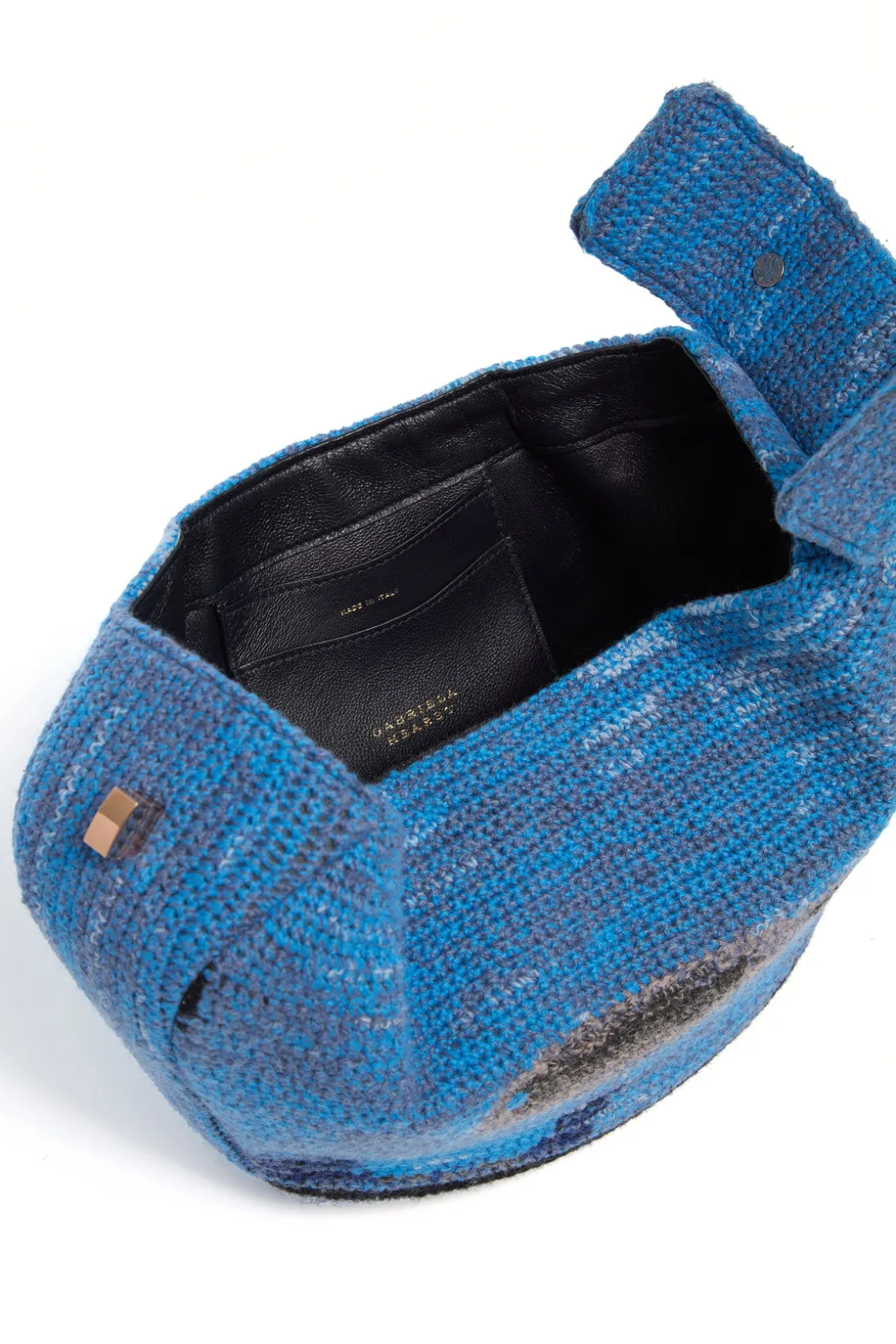Nina Bag in Water Multi Crochet Cashmere