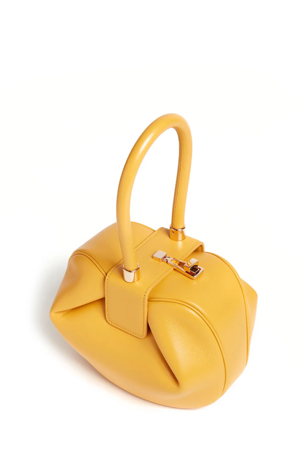 Nina Bag in Yellow Nappa Leather
