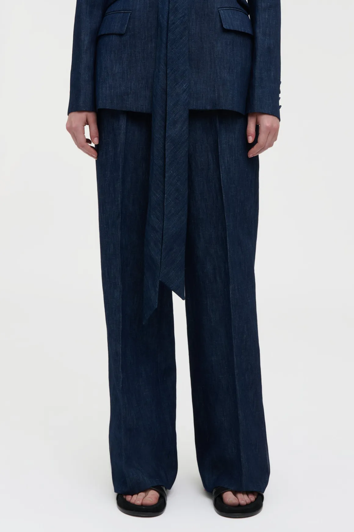 Norman Wide-leg Pant in Recycled Cotton Denim