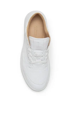 Ohio AUF Limited Edition Slip-on Sneaker in White Textured Leather