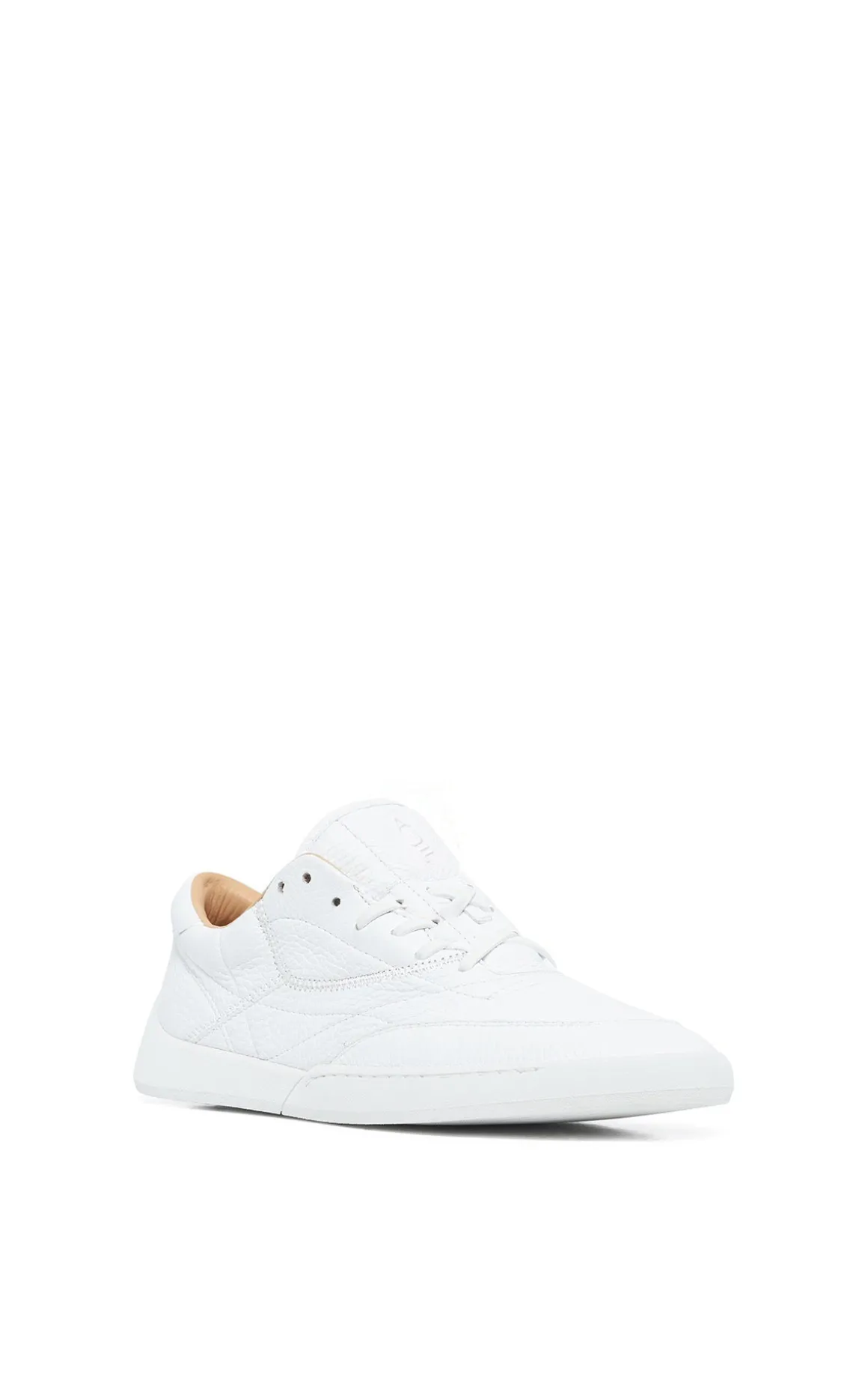 Ohio AUF Limited Edition Slip-on Sneaker in White Textured Leather