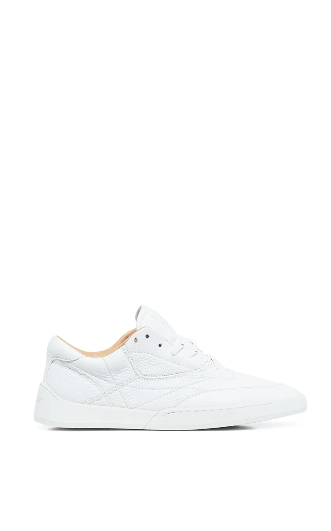 Ohio AUF Limited Edition Slip-on Sneaker in White Textured Leather