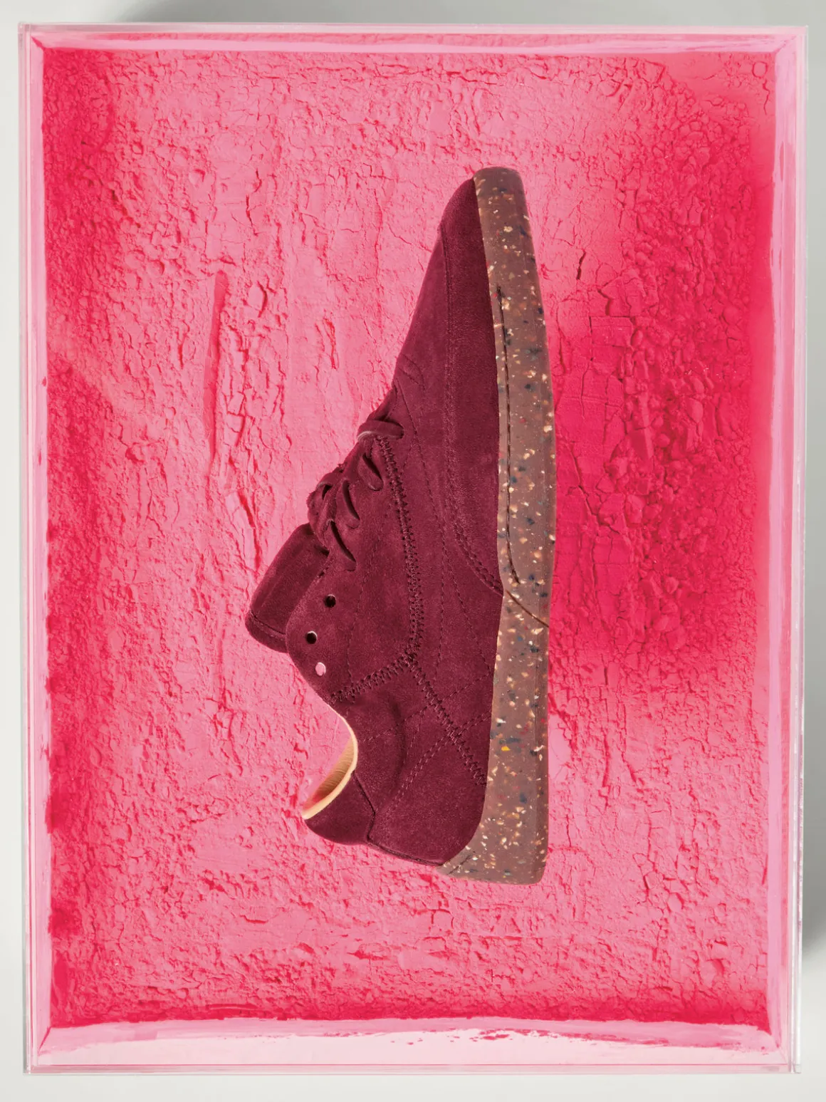 Ohio Slip-on Sneaker in Bordeaux Nubuck