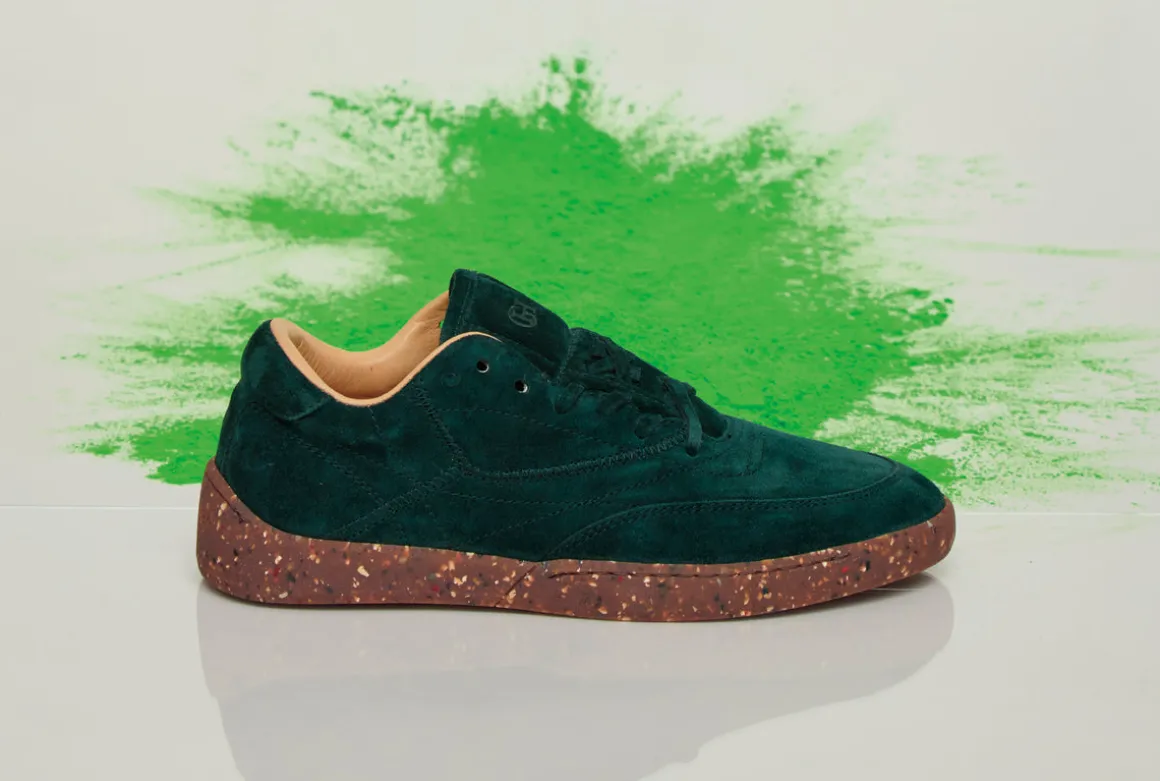 Ohio Slip-on Sneaker in English Green Nubuck