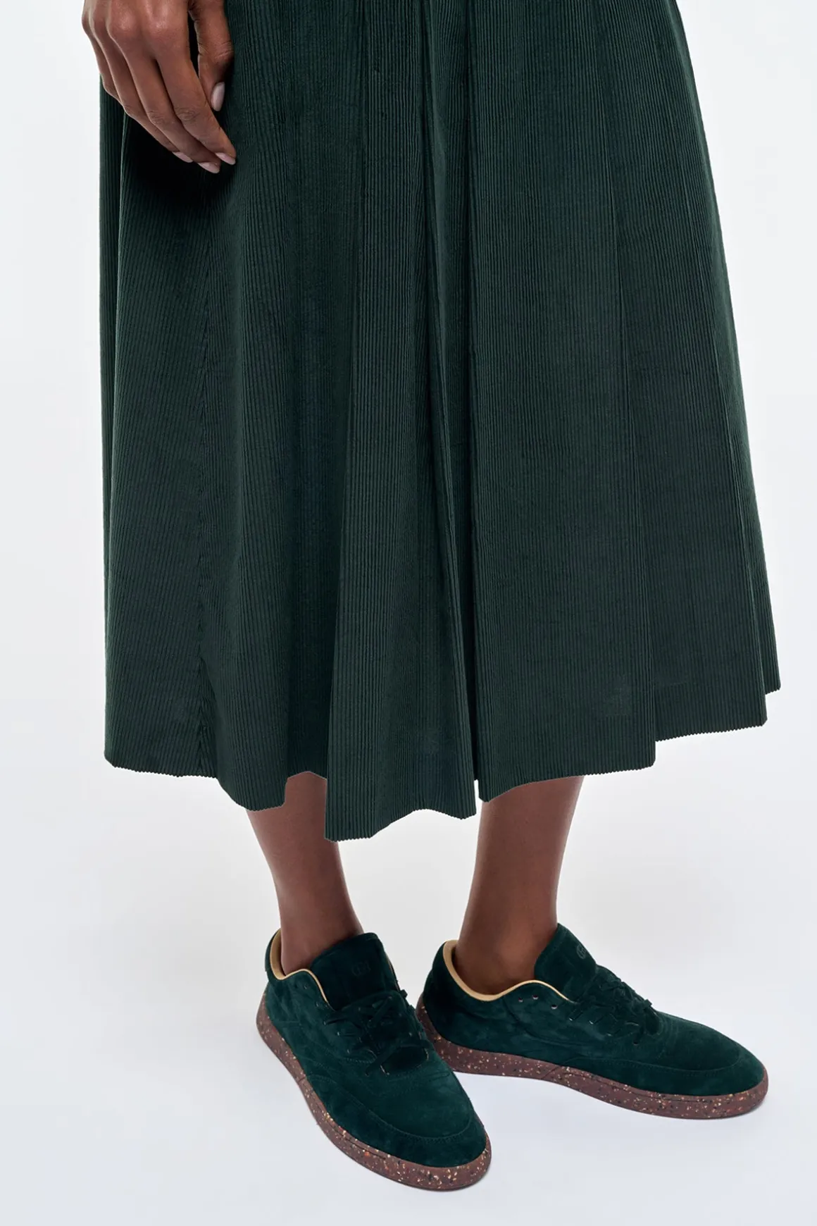 Ohio Slip-on Sneaker in English Green Nubuck